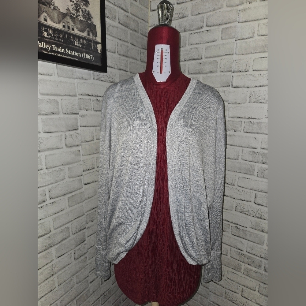 ATHLETA Marl Pose Wrap Cardigan Open Front Womens Small